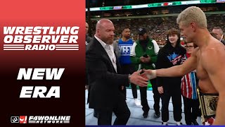 Its a new era in WWE  WrestleMania 40  Wrestling Observer Radio [upl. by Sinned]