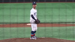 2018613 下川拳央 （福井工業大学） 3年生 サウスポー 大学選手権宮崎産経大学戦 ワンポイント [upl. by Suoirred]