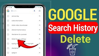 Google search history delete How to delete google search history permanently [upl. by Ladew408]