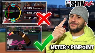 WHY METER PITCHING IS BETTER THAN PINPOINT  MLB THE SHOW 24 [upl. by Anibor]