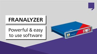 FRAnalyzer Powerful amp easy to use software [upl. by Lynde]