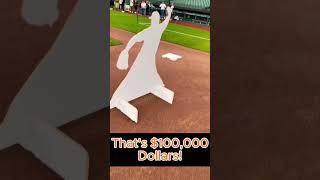 I Won 100000 with a Home Run at Giants Stadium mlb hornitos sfgiants giants tequila [upl. by Lissy]