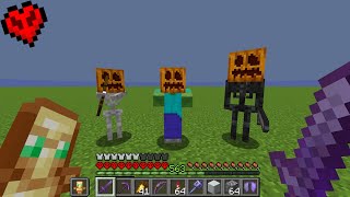 I Collected EVERY Halloween Mob in Minecraft Hardcore [upl. by Notrem]