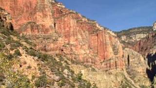 Hike up the North Kaibab Trail Grand Canyon AZ  TransAmericas Journey 102408 [upl. by Leahcimal]