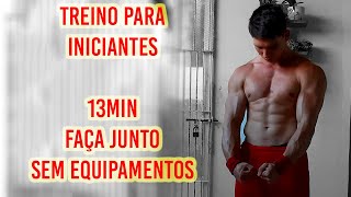 Treino para INICIANTES na Calistenia  13min  Faça Junto [upl. by Wallace]