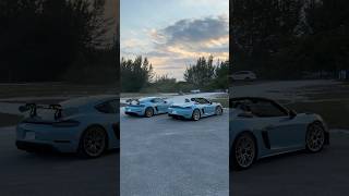 Matching Paint to Sample Meissen Blue Porsche Spyder RS and Cayman GT4RS porsche gt4rs spyderrs [upl. by Revilo]