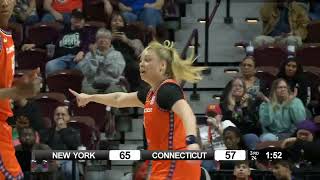 Rachel Banham Connecticut Sun Hits Six Threes 20 Points Off Bench  2024 WNBA Preseason 5924 [upl. by Attesoj]