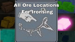 All Ore Locations For Ironsing  Deepwoken [upl. by Laird]