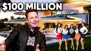 Elon Musks 100 Million Mansions Exclusive Insights [upl. by Nifares873]