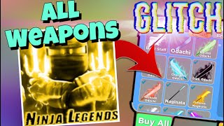 ⚡️INSANE GLITCH LETS YOU BYPASS ISLANDS TO GET ALL WEAPONS ON NINJA LEGENDS⚡️ [upl. by Gerhardine]