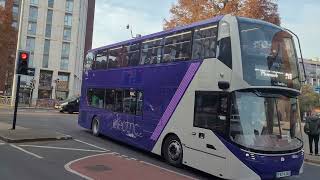 E400Ev 38600 FB74 ZEB arriving at the moor on a 51 to Charnock [upl. by Enilarac]