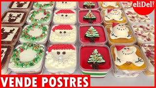 6 Postres SIN HORNO Navideños🎄VENDE y Gana DINERO desde CASA postres para COMPARTIR en NAVIDAD [upl. by Aienahs24]