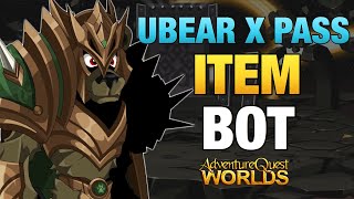 AQW UBEAR X PASS BOT  GRIMOIRE 38 [upl. by Naujid]