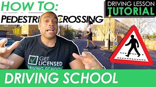 Controlled and Uncontrolled Pedestrian Crossings  Driving Tutorial  Updated 2023 [upl. by Hackathorn973]