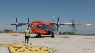 AN12B URCNN CAVOK OSTEBOS Ostend Airport 24june2023 [upl. by Eleda230]