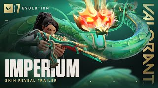 RISE OF THE DRAGON KINGS  Imperium Skin Reveal Trailer  VALORANT [upl. by Gorges886]