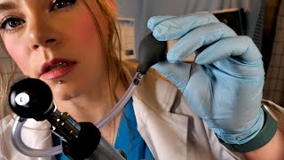 ASMR Hospital Audiologist Hearing Testing amp Ear Exam [upl. by Ybsorc366]