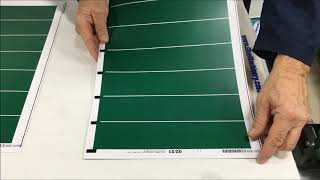 Laminating Paper Stock for business cards and invitation production [upl. by Danforth]