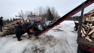 Puusavotta vihdoin käyntiinPalax D360 Pro MF185Valmet 705 [upl. by Ellary]