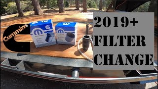 HOW TO 5TH Gen RAM 20192024 FUEL FILTER CHANGE for your 67 Cummins [upl. by Bakki650]