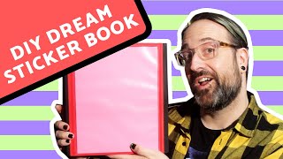 Super Fun amp Easy DIY Sticker Book Tutorial [upl. by Busby32]