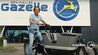 Elektrische bakfiets Makki  Moederfiets amp vaderfiets  Gazelle [upl. by Lecrad164]