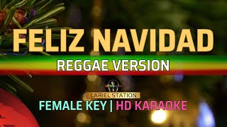 Feliz Navidad  KARAOKE  Female Key [upl. by Corson]