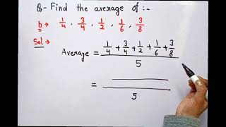 average in maths for class 5  average chapter in maths for class 5 averageinmaths maths [upl. by Eiruam]