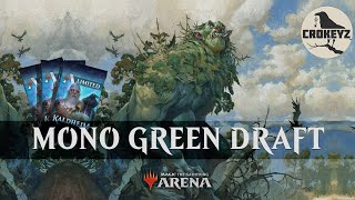 Mono Green Draft is TOO STRONG  CROKEYZ Kaldheim MTG [upl. by Dweck]