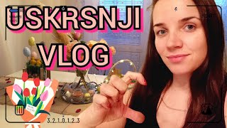 USKRSNJI VLOG 24  farbanje jaja i dekorisanje  đźŁđźŚşđź™Śđź’– [upl. by Steinke]