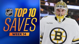 Top 10 Saves from Week 14  202324 NHL Season [upl. by Laina]