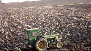 Cab View  John Deere 7710 Plowing [upl. by Santos863]