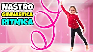 ESERCIZI CON IL NASTRO Ginnastica Ritmica con Matilde [upl. by Riane]