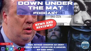 Give Paul Heyman an EMMY now  Down Under the Mat Podcast  Ep 39 [upl. by Aihsekat]