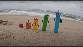 Numberblocks Plushies and Toys go to a Beach Adventure [upl. by Kcirrem]