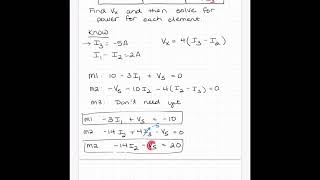 Electrical Circuit Analysis  Mesh Analysis Examples [upl. by Moor]