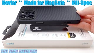 Protect your iPhone 13 Pro with the Genuine Kevlar Magnetic Hybrid Case by Benks [upl. by Itin540]