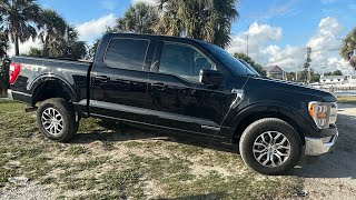 2022 Ford F150 Lariat Unicorn Bench Seat Powerboost [upl. by Ecirad365]