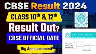 CBSE Result 2024CBSE Class 10th and 12th Result latest Update Out Live [upl. by Seaton]