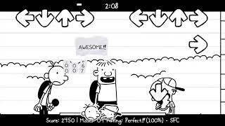 Fnf Diary of a Funky Kid featuring Greg Heffley [upl. by Nhepets]