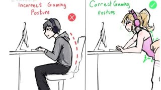 A MANLY GUIDE to good gaming posture [upl. by Soloma]