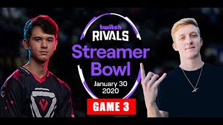 Fortnite  Full Game 3  Twitch Rivals Streamer Bowl Tournament 2020  Final Game 3 [upl. by Oznola378]