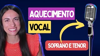 VOZES AGUDAS  5 Vocalises de Aquecimento Rápido e Fácil Aula de Canto [upl. by Naziaf891]