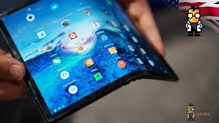 Royole FlexPai Hands On  First Foldable Phone on the Market [upl. by Baskett]