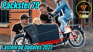 Riese und Müller Cargo Update und neues Modell  Packster 70  vitbikesTV [upl. by Ahsinev]