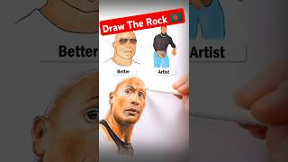 Draw The Rock 🇧🇩  IT’S SHORIFUL  shorts art drawing [upl. by Hairas]