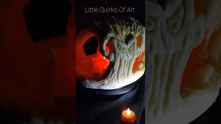 3d Haunted House Carving Part 2 Time lapse  The Haunted Woods [upl. by Aliemaj]