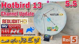 Hotbird 13 update 2024 New Channel update Old Channel updatehotbird dish settingshotbird [upl. by Yojenitsirk]