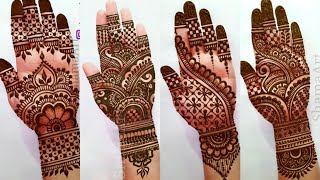 Top 4 Easy Simple Special front hand Mehndi Design  Mehandi design  आसान मेंहदी डिजाइन [upl. by Asi429]