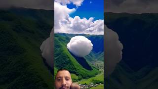 ROLLING CLOUDS 🌠 REACTION 😲  cloudlovers nature travel mountains shorts ytshorts [upl. by Daas]